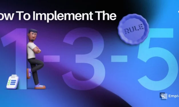 How To Implement The 1 3 5 Rule & Boost Team Productivity In 2025?